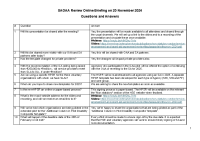 SAGAA Briefing November 2024 Q&A image link